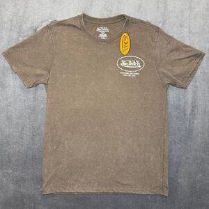 Von-dutch Men's Brown T-shirt